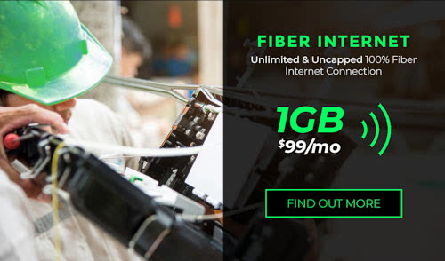 Fiber Internet - Unlimited & Uncapped - $99 per Month
